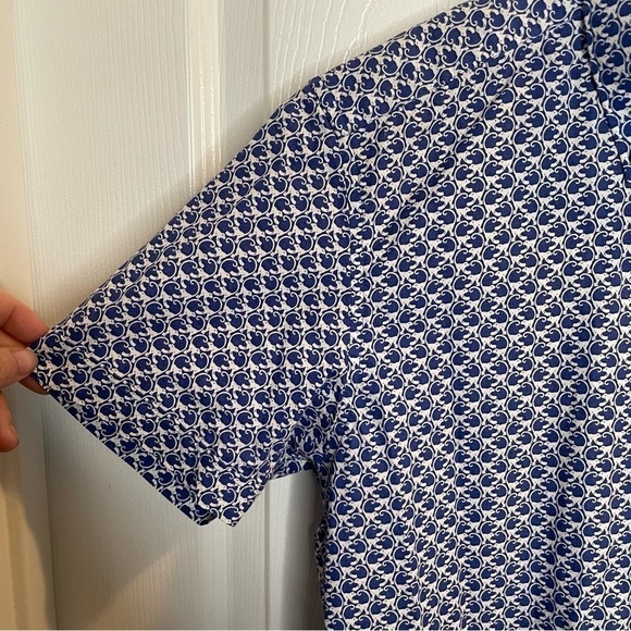 Ted Baker Monkeys Short Sleeve Print Shirt in Blue 2 - Picture 4 of 9